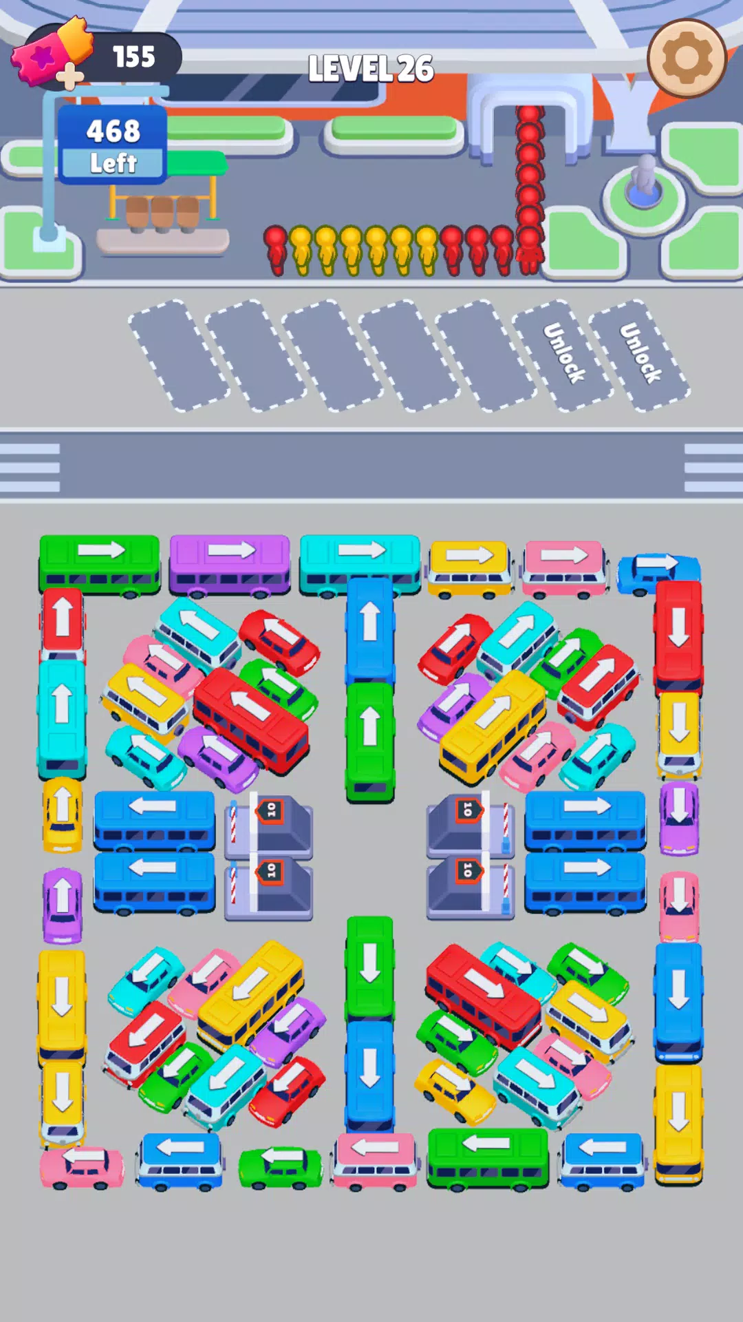 Bus Sort: Car Parking Jam Screenshot 1