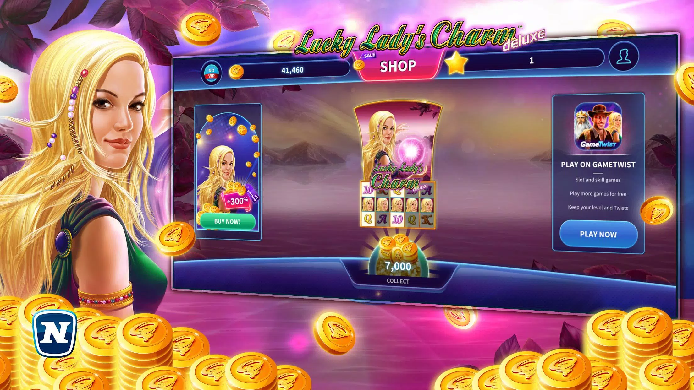 Lucky Lady’s Charm Deluxe Slot स्क्रीनशॉट 2