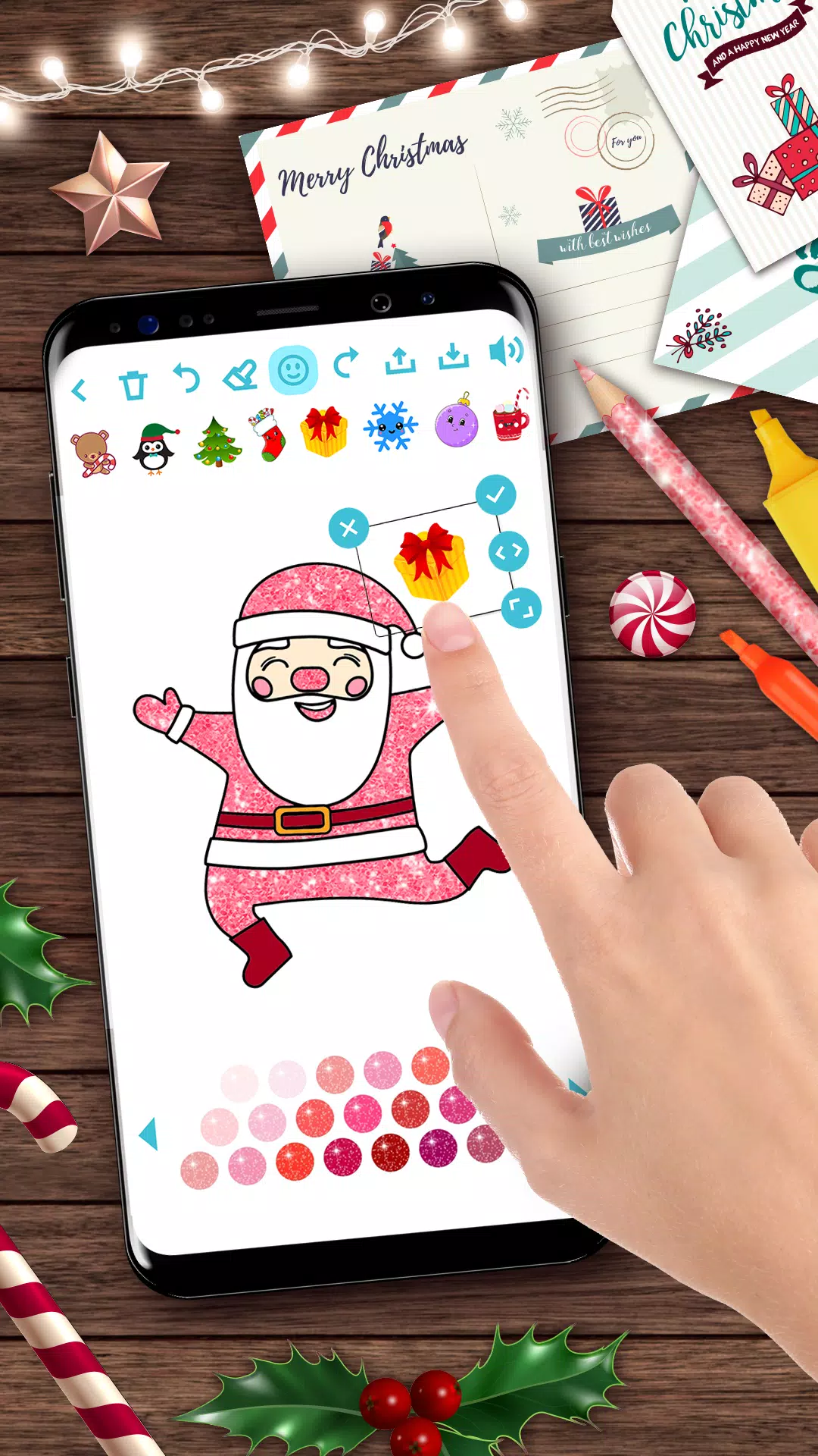 Christmas kids coloring Скриншот 2