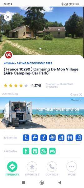 park4night - camping car,van Capture d'écran 4