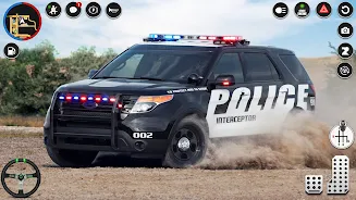 SUV Police Car Chase Cop Games Zrzut ekranu 1