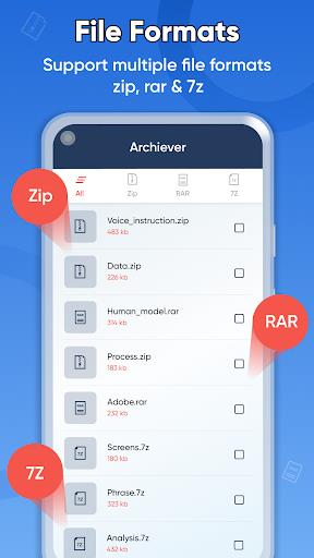 Zip File Reader 7zip Extractor ภาพหน้าจอ 3