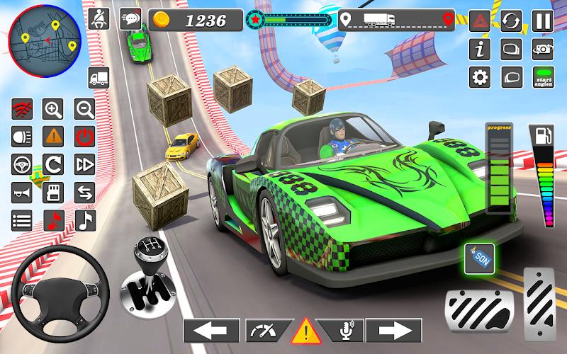 GT Car Stunt: Racing Game स्क्रीनशॉट 2