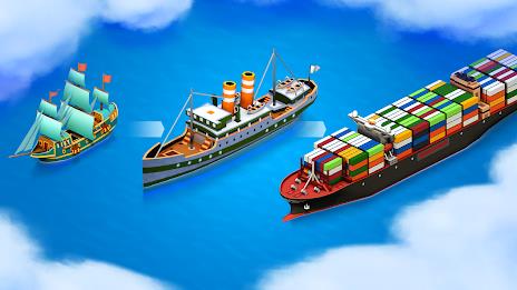 Sea Port: Cargo Boat Tycoon Ekran Görüntüsü 2