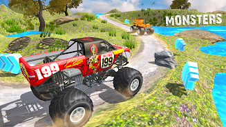 Monster Truck Games Simulator Zrzut ekranu 3