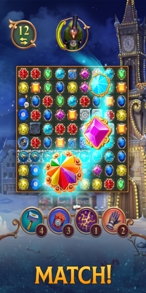 Clockmaker: Jewel Match 3 Game Capture d'écran 3