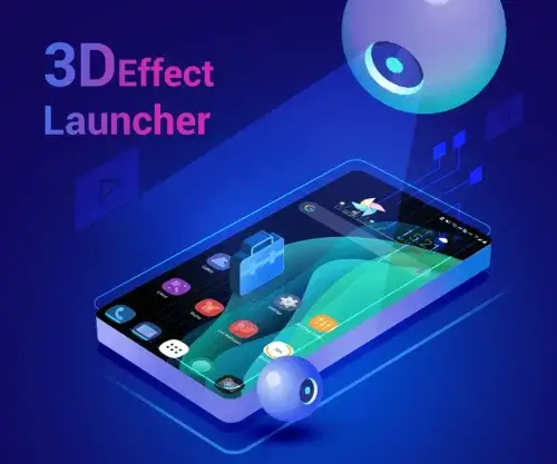 3D Effect Launcher, Cool Live Скриншот 1