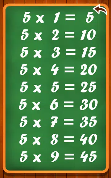 Learn multiplication table Captura de pantalla 3