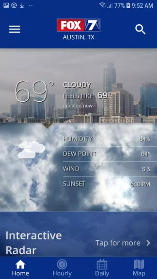 FOX 7 Austin: Weather Schermafbeelding 1