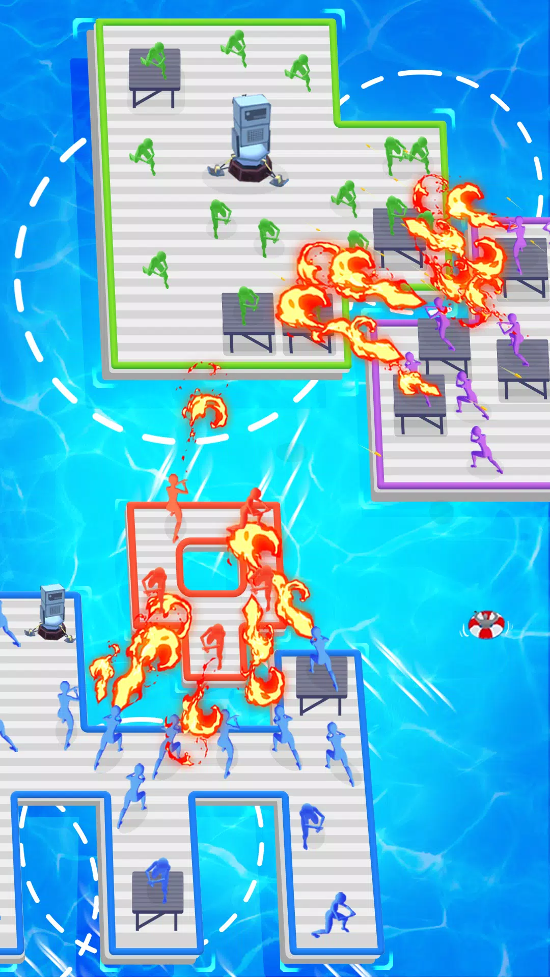 Schermata Raft Defense: Crazy Sea Battle 4