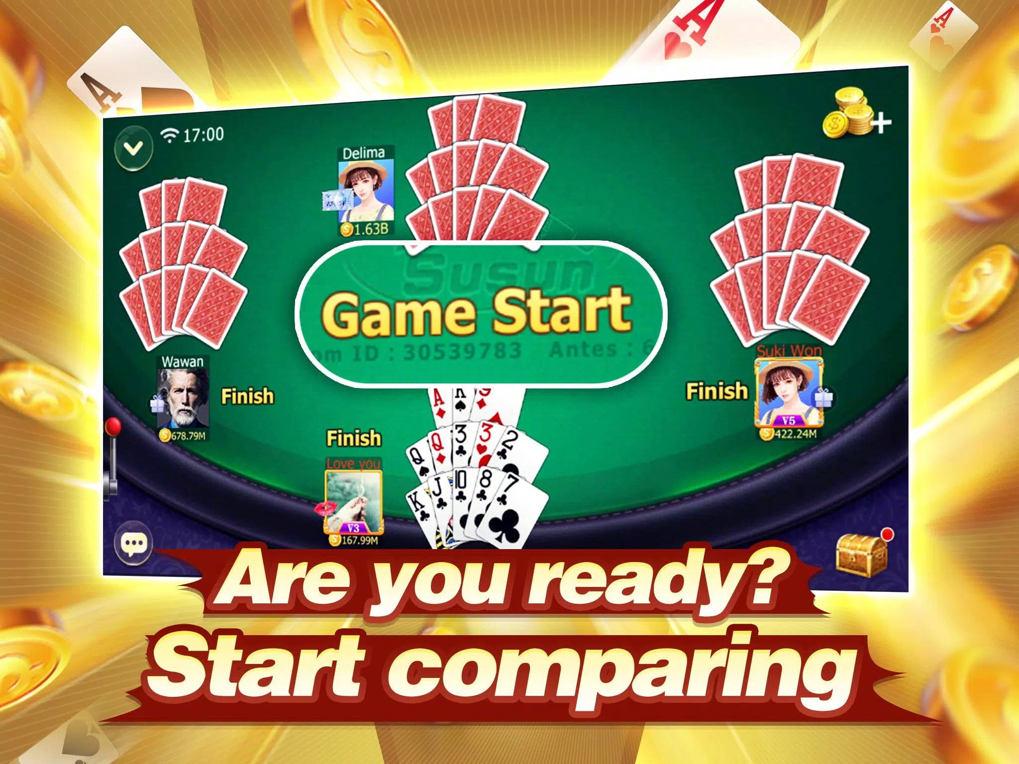 Capsa susun (Capsun) - Chinese Poker Zrzut ekranu 1