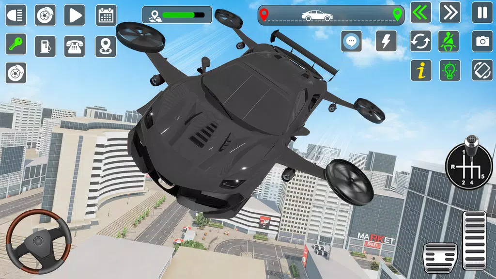 Schermata Flying Car Games Car Flight 3D 3