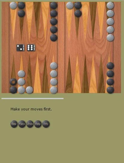 Backgammon Solitaire Classic Schermafbeelding 2