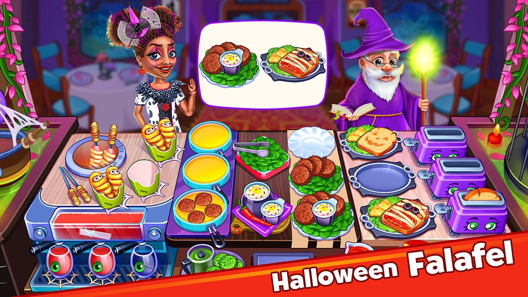 Halloween Madness Cooking Game Tangkapan skrin 2