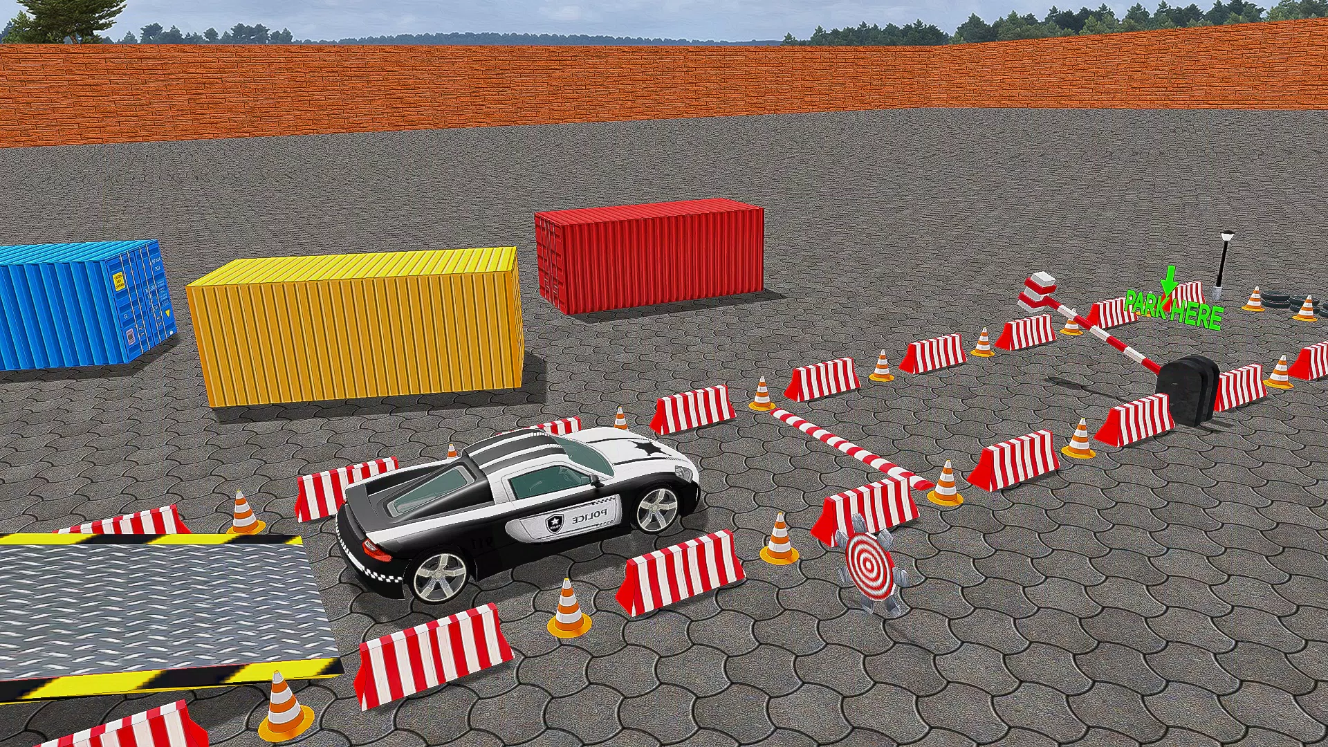 Schermata Police Car Parking Car Game 3D 3