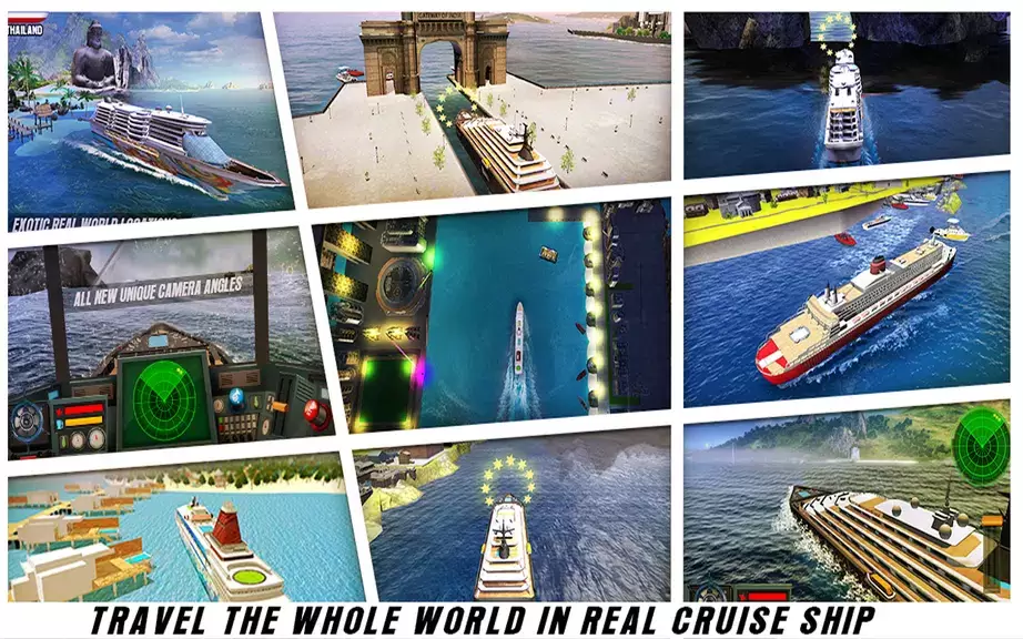 Big Cruise Ship Simulator Скриншот 1