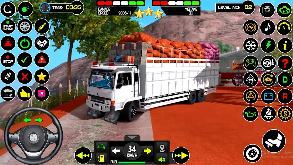 US Mud Truck Transport Game 3D Tangkapan skrin 2