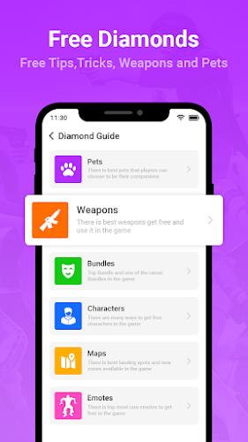 Get Daily Diamonds FFF Tips স্ক্রিনশট 1