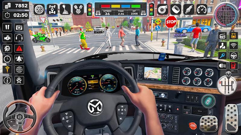 Truck Driving School Games Pro Ekran Görüntüsü 4