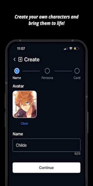 Charstar: AI Character Chat 스크린샷 2