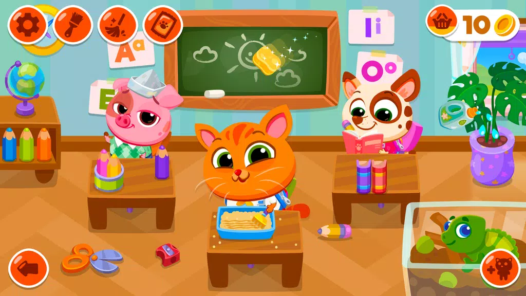 Bubbu School – 私のかわいい動物 スクリーンショット 1
