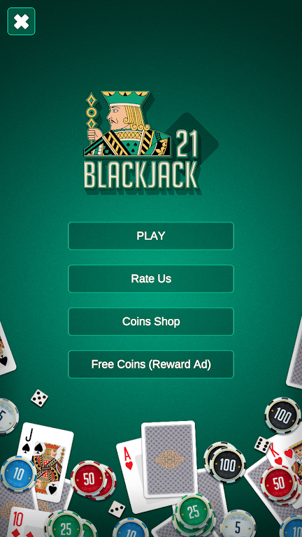 BlackJack TwentyOne スクリーンショット 1