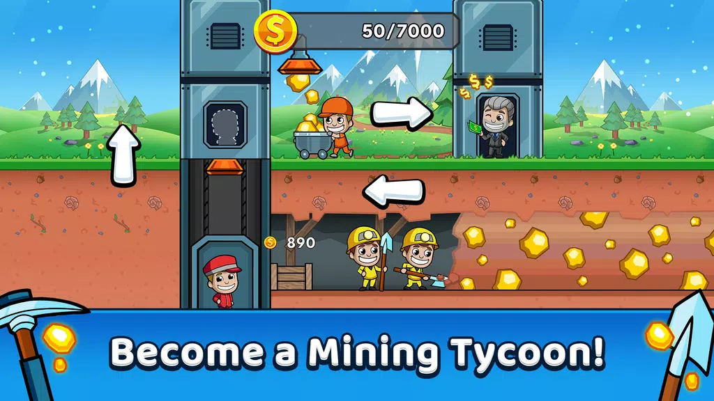 Idle Miner Tycoon: Gold & Cash應用截圖第1張