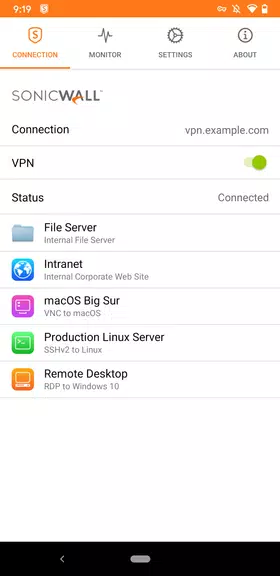 SonicWall Mobile Connect Ảnh chụp màn hình 2
