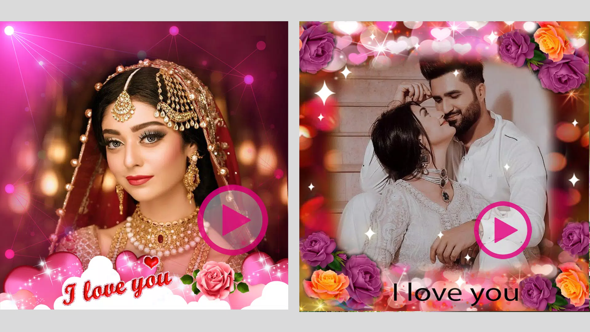 Love Flower Video Maker 스크린샷 3