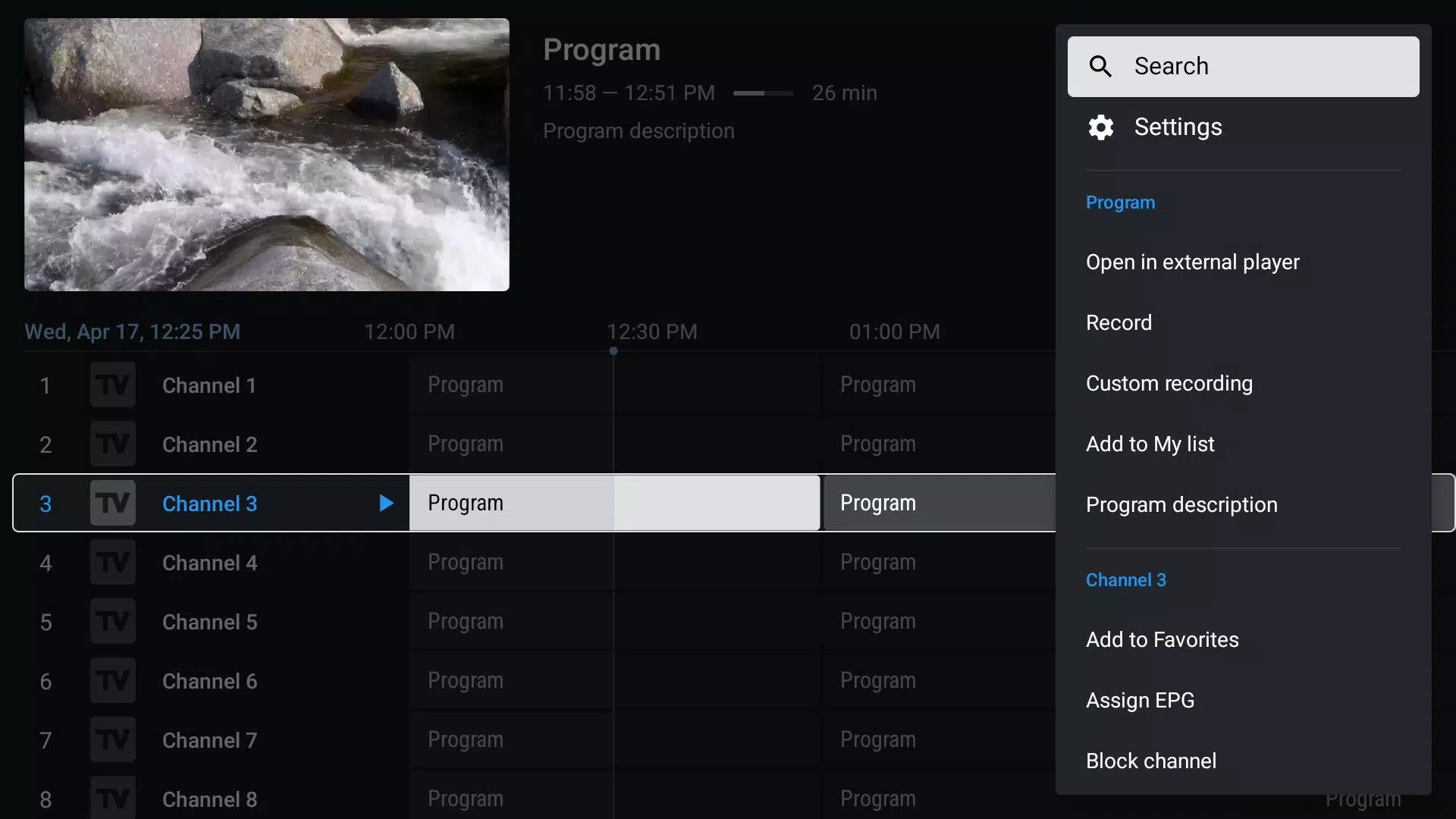 TiviMate IPTV Player应用截图第2张