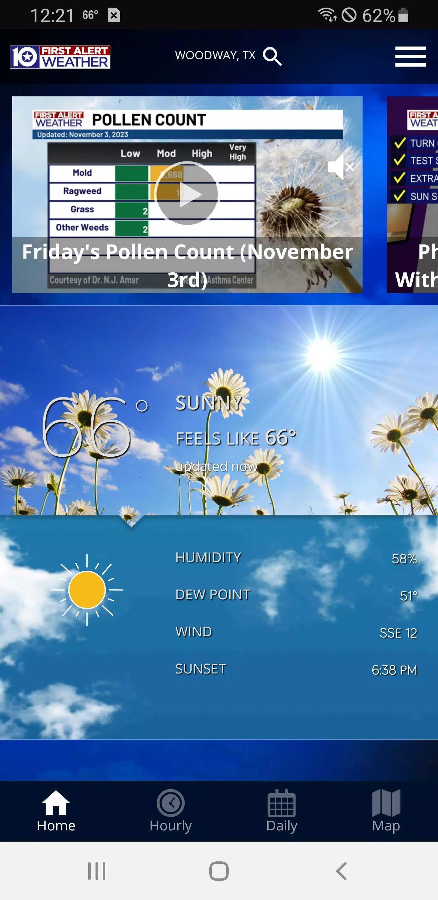 KWTX Weather Screenshot 1