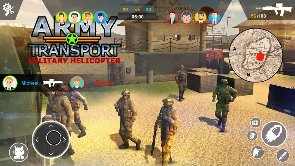 Army Transport Helicopter Game Ảnh chụp màn hình 1