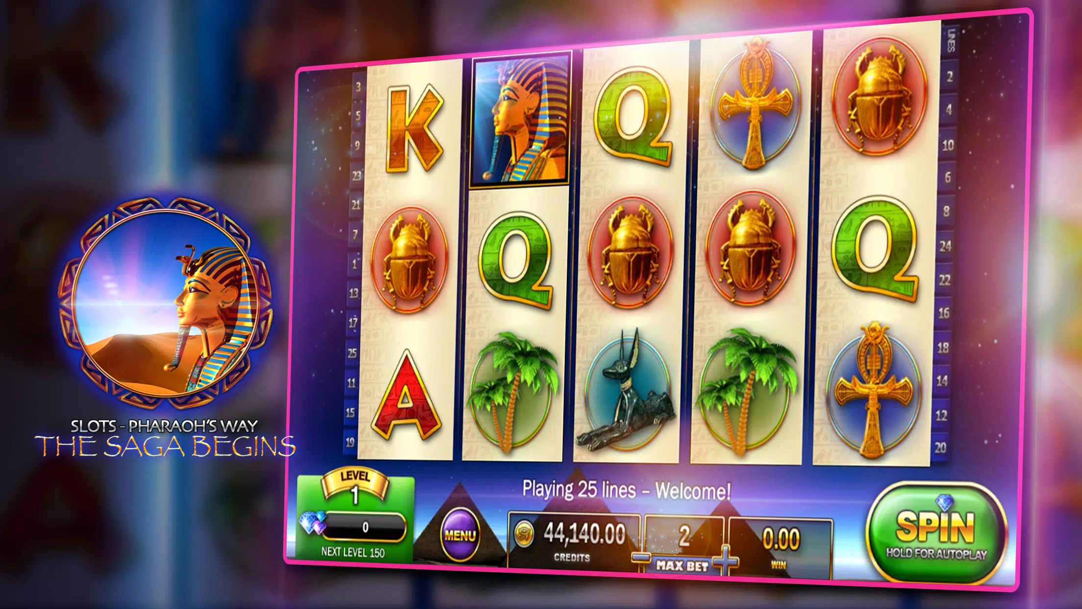 Slots - Pharaoh’s Way Casino Captura de tela 3