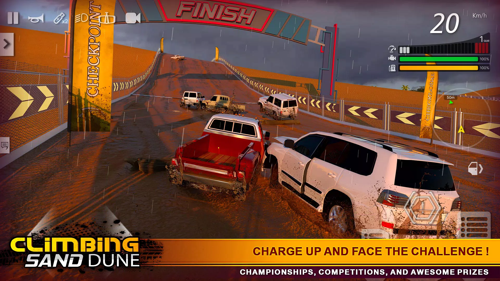 Climbing Sand Dune OFFROAD Ekran Görüntüsü 3