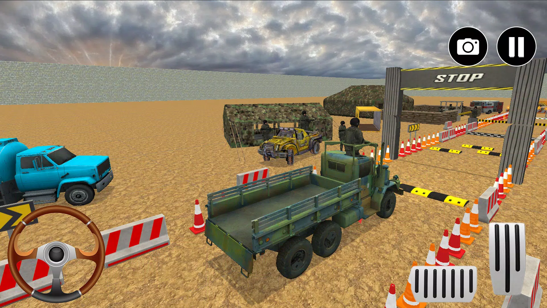 Army Truck Game Simulator 3D ภาพหน้าจอ 2