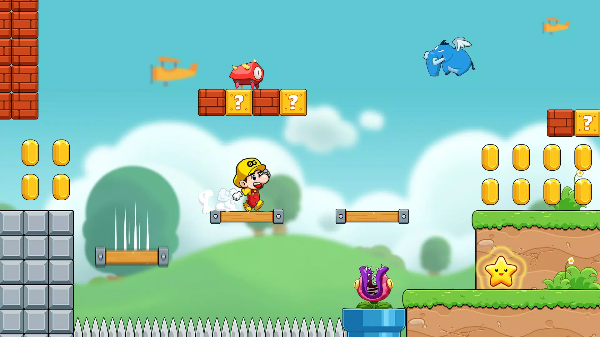 Bean’s World Super: Run Games Tangkapan skrin 1