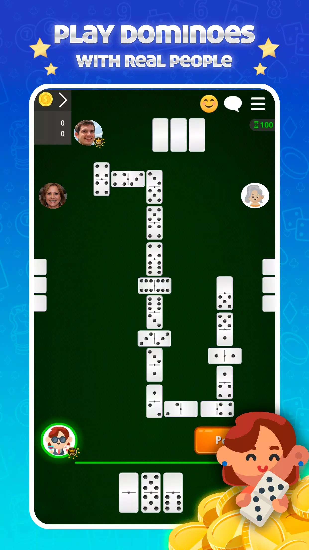 Dominoes Online - Classic Game Скриншот 1