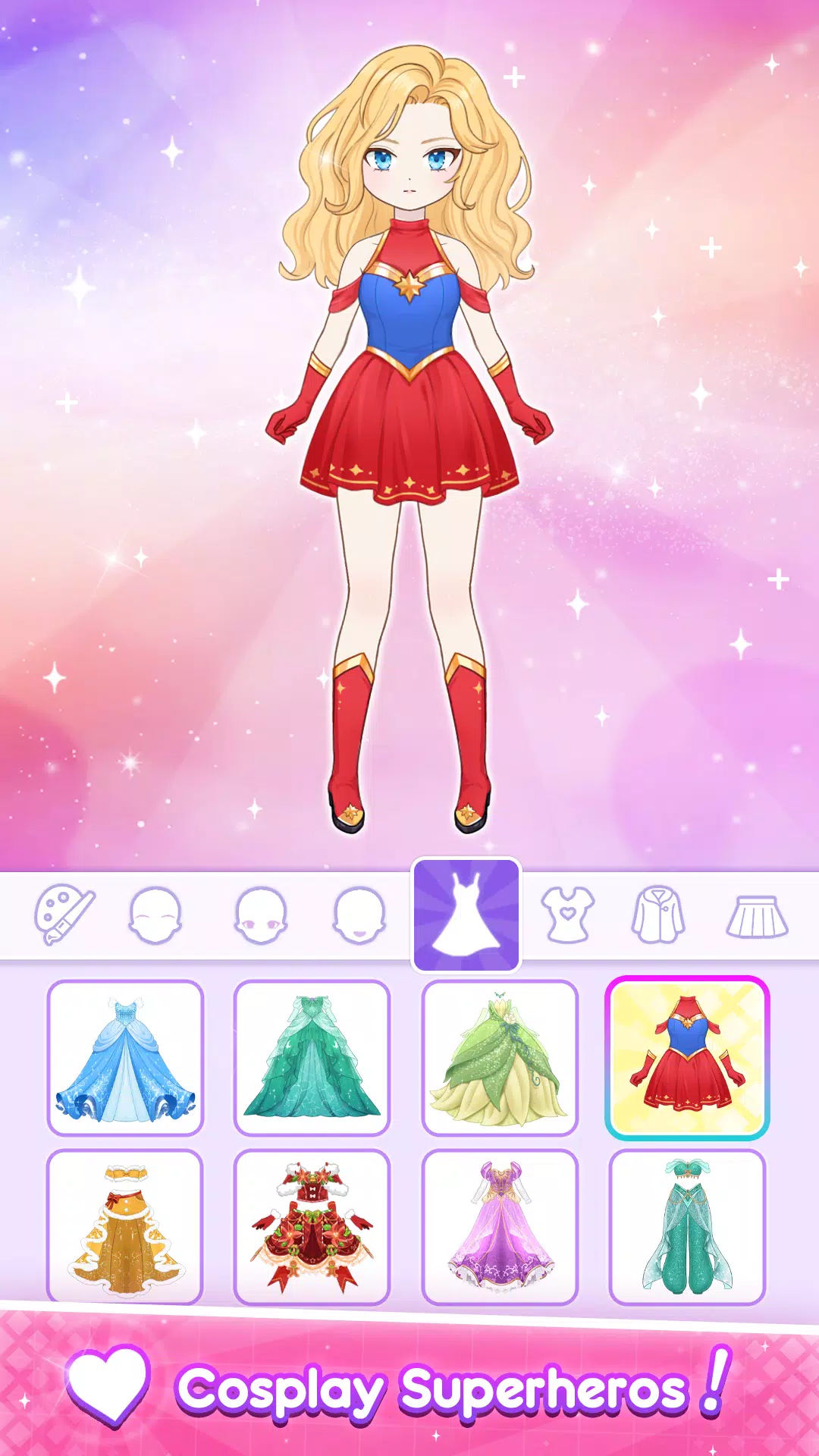 Anime Dress Up - Doll Dress Up ภาพหน้าจอ 1