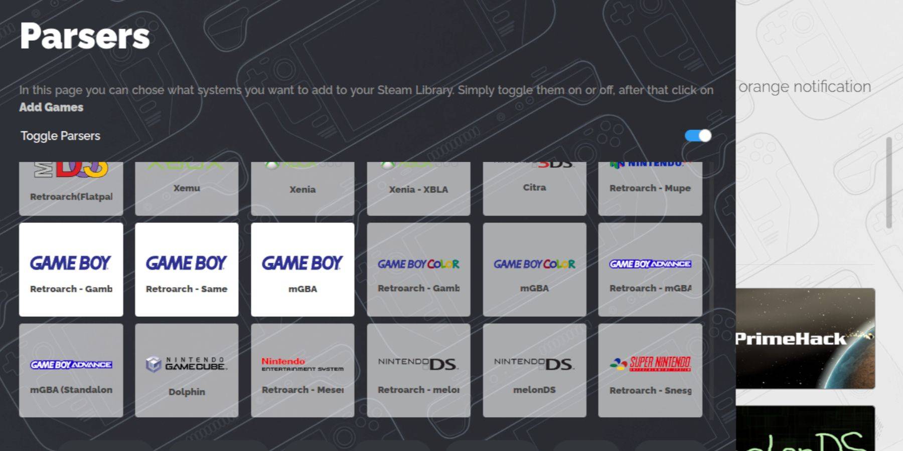 Adding Games