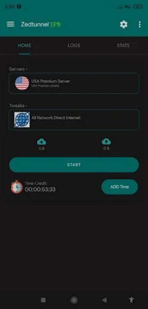 Zedtunnel VPN Скриншот 3