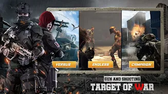 Gun and Shooting: Target war Скриншот 4