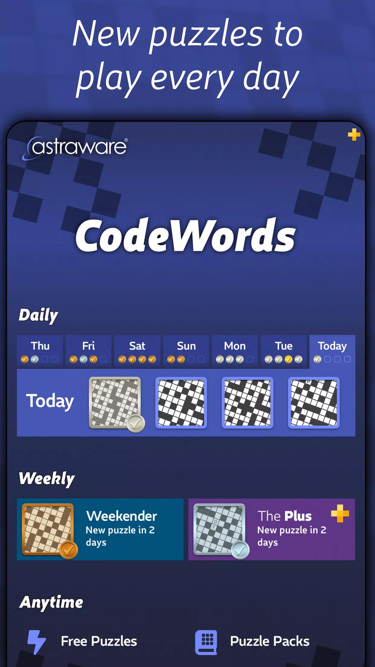 Astraware CodeWords ဖန်သားပြင်ဓာတ်ပုံ 4