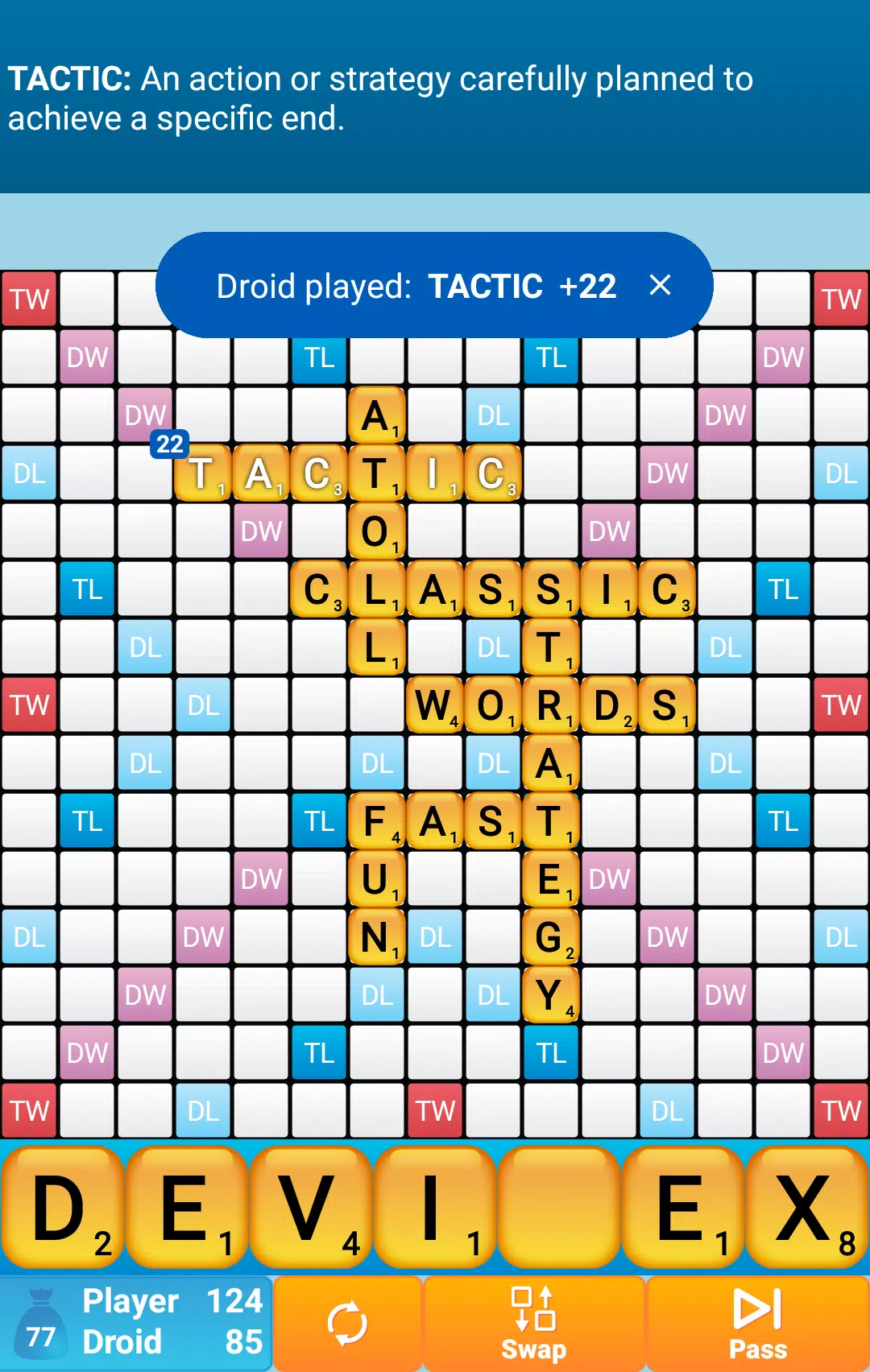 Classic Words en Español Captura de pantalla 1