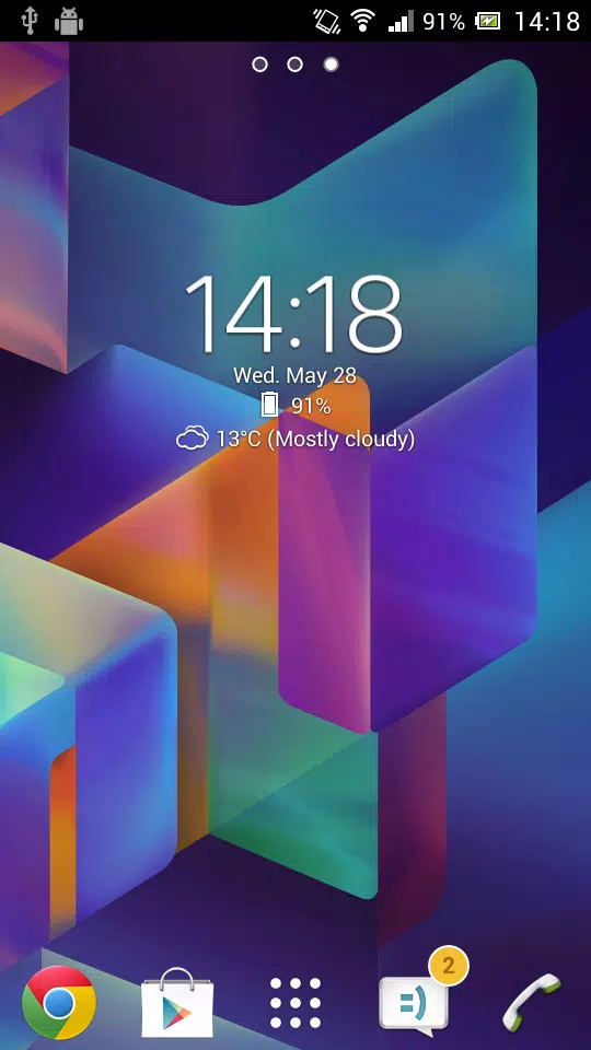 Digital Clock & Weather Widget Ảnh chụp màn hình 1