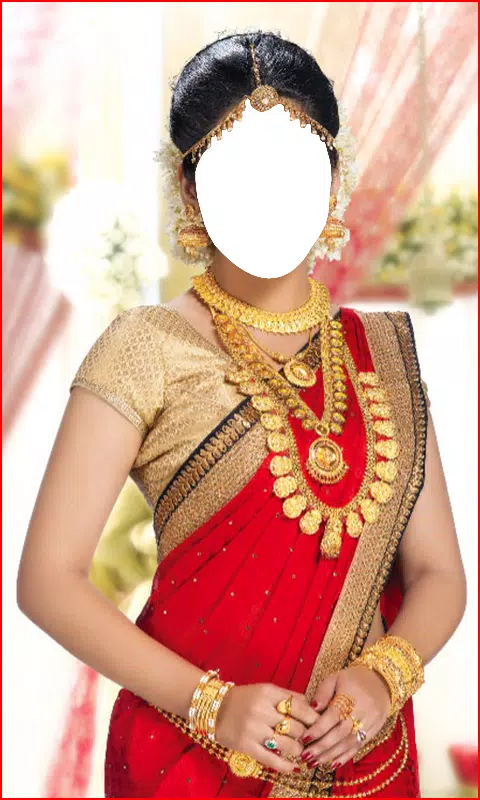 South Indian Women Saree Photo ภาพหน้าจอ 1
