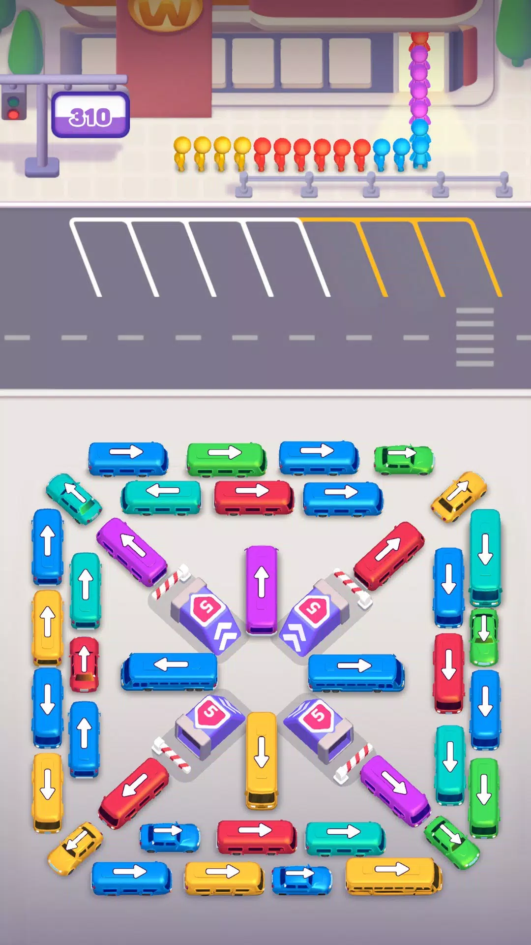 Bus Away: Traffic Jam应用截图第4张