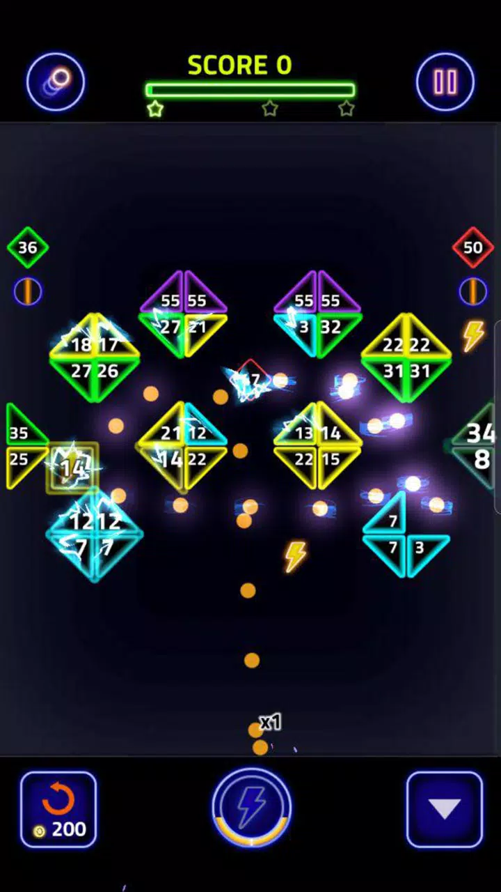 Brick Breaker Glow Tangkapan skrin 4