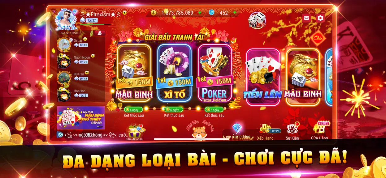 NPlay – Game Bài online, Tiến Lên, Xì Tố, Mậu Binh Ekran Görüntüsü 1
