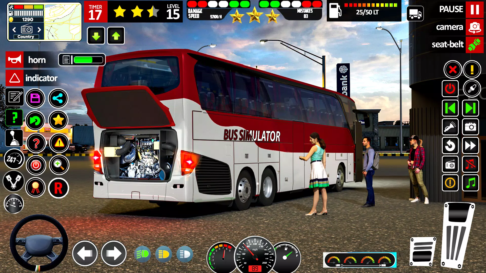 Bus Games City Bus Simulator स्क्रीनशॉट 1