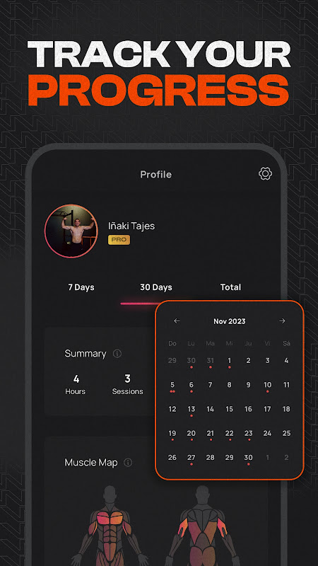 Calisteniapp Ảnh chụp màn hình 3
